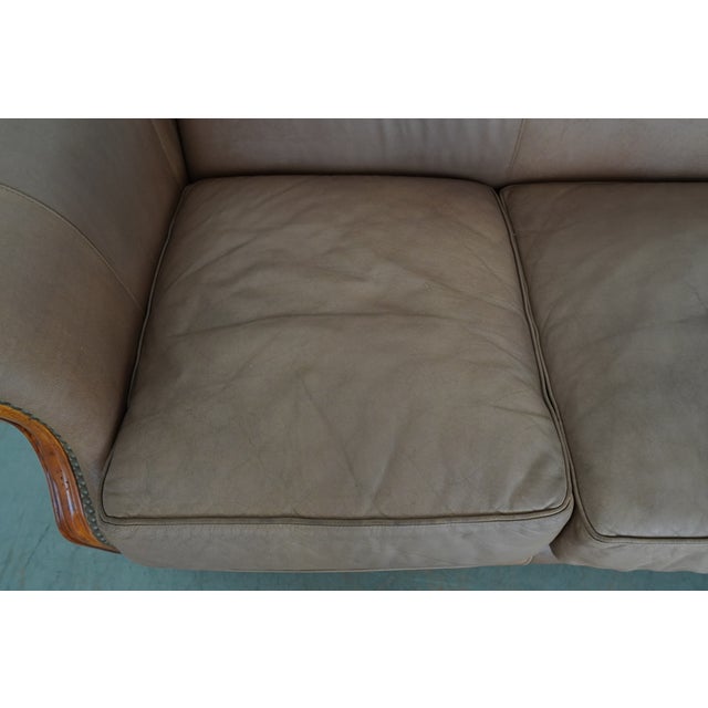 Vintage Thomasville Ernest Hemingway Collection Pauline Leather Sofa For Sale - Image 14 of 16