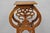 Vintage French Art Nouveau Style Carved Teak Pedestal Plant Stand Side Table For Sale - Image 17 of 18