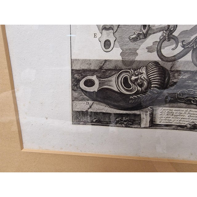 Black Giovanni Battista Piranesi, Still Lifes, 1800s, Original Engravings, Set of 2 For Sale - Image 8 of 18