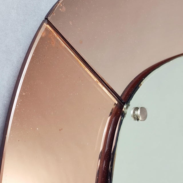 Large Mirror with Shelf, Crystal Art Design, 1950s For Sale - Image 6 of 8