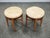 Art Deco Walnut and Beech Stools, Czechoslovakia, 1930s, Set of 2 For Sale - Image 11 of 12