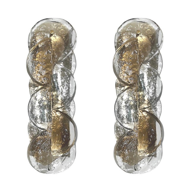 Mid-Century Austrian Citrus Wall Sconces in Murano Glass from Kalmar, 1970s, Set of 4 For Sale - Image 14 of 18