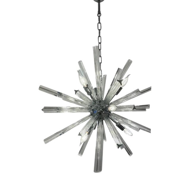 Sputnik Triedro Murano Glass Pendant by Simoeng For Sale
