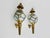 Vintage Carriage Lantern Wall Sconces in Brass and Glass, 1960s, Set of 2 For Sale - Image 3 of 11