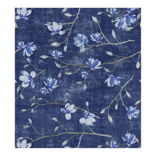 Nicolette Mayer through The House of Scalamandre Bloom Wallcovering, Delft Blue For Sale