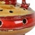 Large Vintage Red and Yellow Ceramic Lamp Base, 1960s For Sale - Image 14 of 18