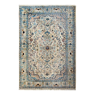 Vintage Persian Naein Rug For Sale