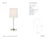 Thomas O'Brien by Visual Comfort Signature Bryant Large Table Lamp in Polished Nickel with Linen Shade Designer: Thomas...