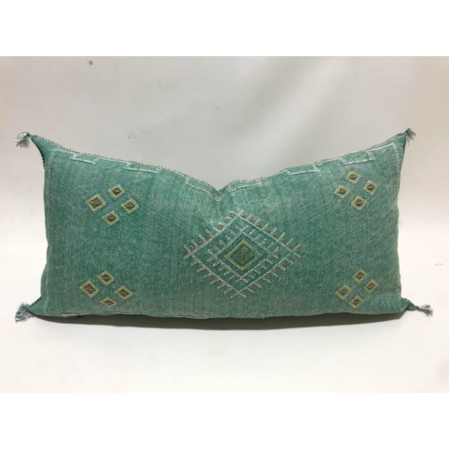 Cactus Silk Pillow Cover For Sale - Image 6 of 8