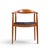 Hans Wegner for Johannes Hansen Mid Century Danish Teak The Chair This chair measures: 24.75 wide x 20.5 deep x 30.25...