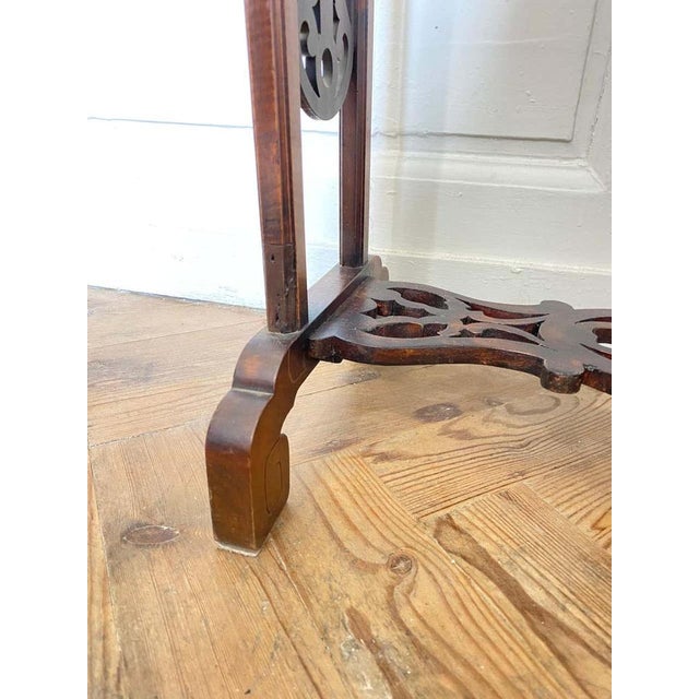 Antique Japanese Inspired Lacquered Side Table by Bailly Théroux For Sale - Image 6 of 18