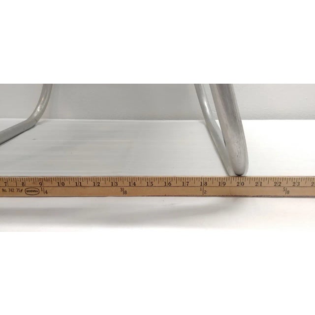 Macramé Woven Seat Aluminum Folding Lawn Chair Bring a touch of retro charm and bohemian flair to your outdoor seating...