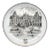 1970s Ltd Edition Chateaux De France No 1 Fontaine De Bleau Collector Plate by Louis Lourioux Castles 9.5 Inches. For Sale