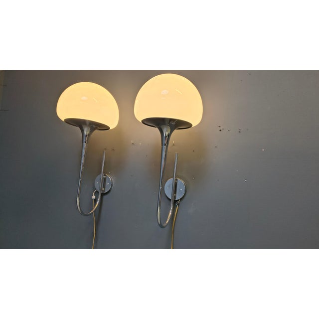 1970s Mid-Century Italian Wall Lamps by Goffredo Reggiani for Reggiani, 1970, Set of 2 For Sale - Image 5 of 15
