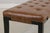 Safavieh Tufted Brown Leather Regency Window Bench For Sale - Image 12 of 16