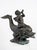 1970s Large Classical Verdigris Bronze Cherub & Dolphin Fountain For Sale - Image 4 of 12