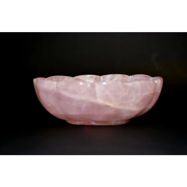 This exceptionally large, hand-crafted bowl is a stunning work of art, carved from a single massive piece of Madagascar's...