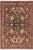 Art Nouveau 1990's Pak-Persian Black/Pink Wool Rug - 6'0'' X 9'3'' For Sale - Image 9 of 9