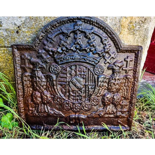 Arms of Lorraine Fireplace Plaque For Sale - Image 5 of 7