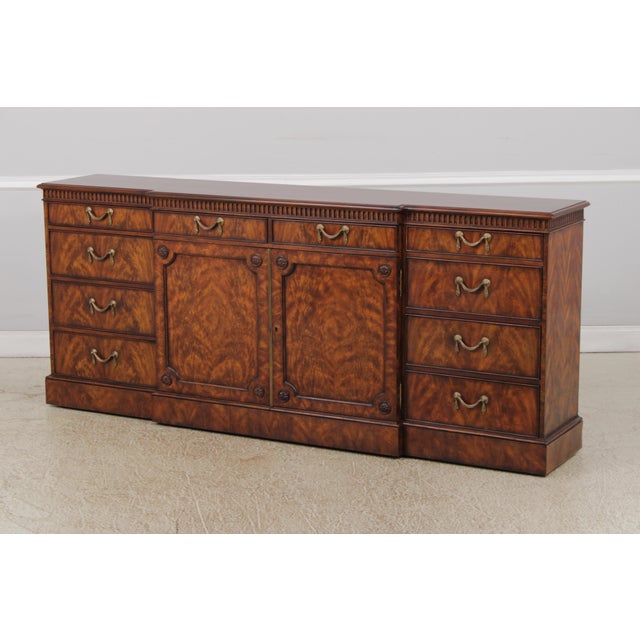 Traditional Theodore Alexander Althorp Collection Large Mahogany Credenza For Sale - Image 3 of 18