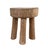 1980s Vintage African Carved Wood Milk Stool Hehe Gogo People Tanzania 11.5" H For Sale - Image 5 of 9