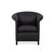 Aura Armchair in Black Leather by Paolo Piva for Wittmann For Sale - Image 9 of 13