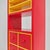 Vintage Yellow and Red Lacquered Vinyl Bookcase, 1980s For Sale - Image 14 of 18