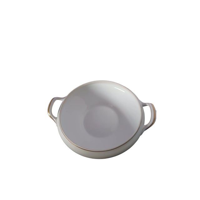 Antique Limiges seving bowl, soup or casserole, with cover, in excellent condition. Mark predates 1941. From the Limoges...