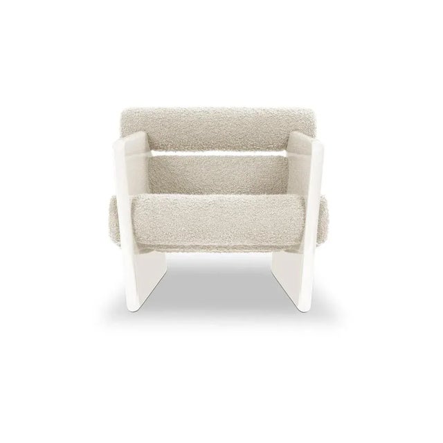 Contemporary Charles Cormo Chalk Armchair by Royal Stranger For Sale - Image 3 of 8
