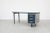 Gispen Gispen Industrial "7804" Desk With Blue Drawer Fronts and Linoleum Writing Top For Sale - Image 4 of 13