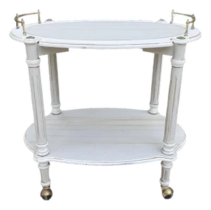 Vintage Gustavian Style Bar Cart