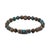 Gemstone Turquoise & Diamond Good Luck Beaded Bracelet For Sale - Image 7 of 7