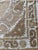 Mid-Century Modern Bohemian Neutral Tan Suzani From Tashkent 4'6'' X 4'10'' For Sale - Image 3 of 11