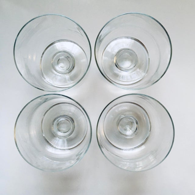 Mid 20th Century Etched Ship Glasses - Set of Four For Sale - Image 4 of 7