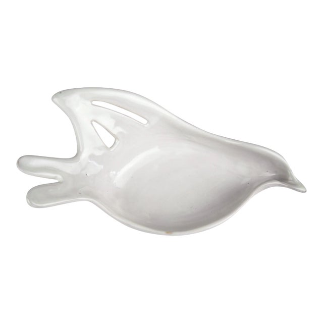 Ed Langbein Ceramic Dove Dish For Sale