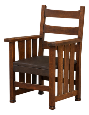 Early 20th Century L&jg Stickley Onondaga Captain Dining Chair