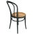 1940s Dining Chairs in Curved Beech & Vienna Straw Seat by Michael Thonet for Thonet, 1940s, Set of 4 For Sale - Image 5 of 8