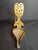 18th Century 18th C Rare Museum Grade Antique Brass Double Crusie Phoebe Lamp Huge 8.5" Pierced Backplate Marked For Sale - Image 5 of 16