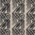 Abstract SAMPLE - Schumacher X Drusus Tabor Venetian Zig Zag Block Print Fabric In Black On Natural For Sale - Image 3 of 4