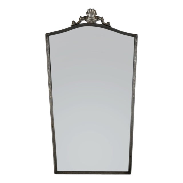Swedish Grace Mirror in Tin and Glass from Svenskt Tenn, 1930s For Sale