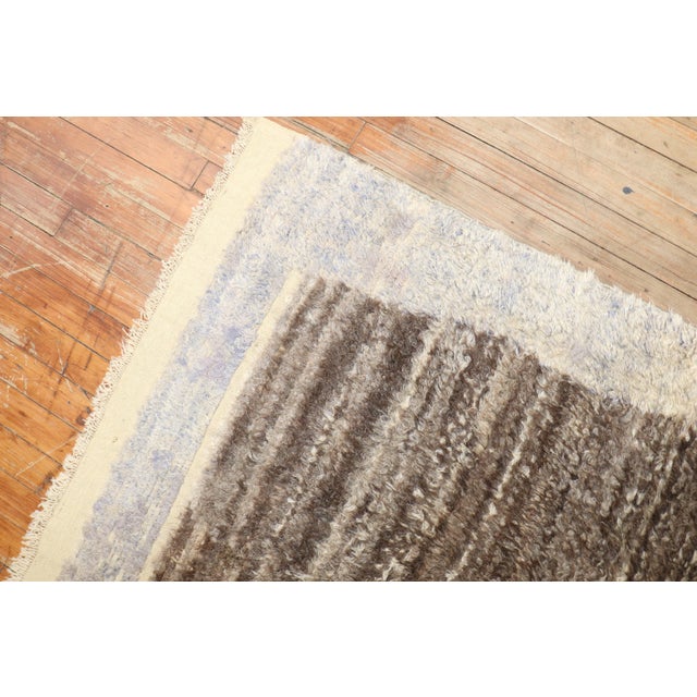 Textile Vintage Turkish Tulu Carpet - 4'6" x 5'10" For Sale - Image 7 of 10