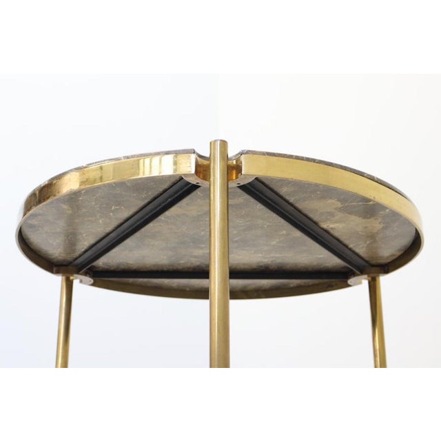 Occasional Table in Emperador Marble by Osvaldo Borsani, 1960 For Sale - Image 9 of 15