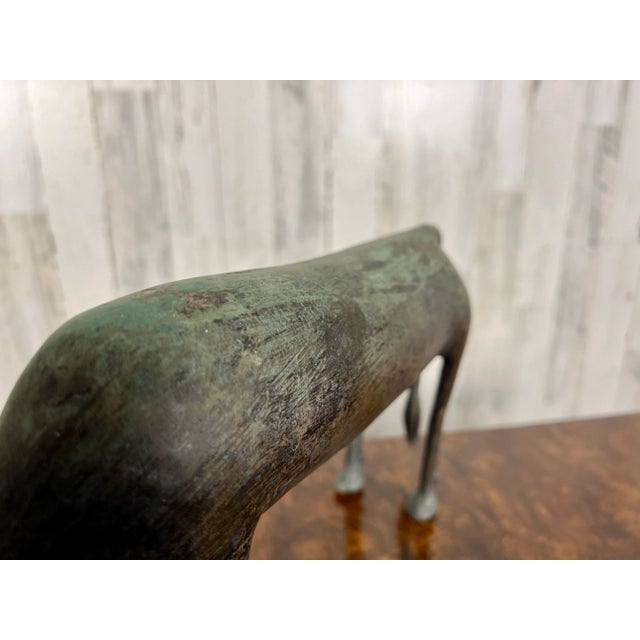 1970s Bronze Antelope For Sale - Image 5 of 12