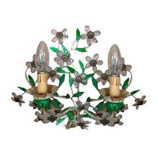 Flowers Wall Light For Sale