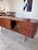 1960s Vintage Danish Teak Office Style Credenza For Sale - Image 5 of 8