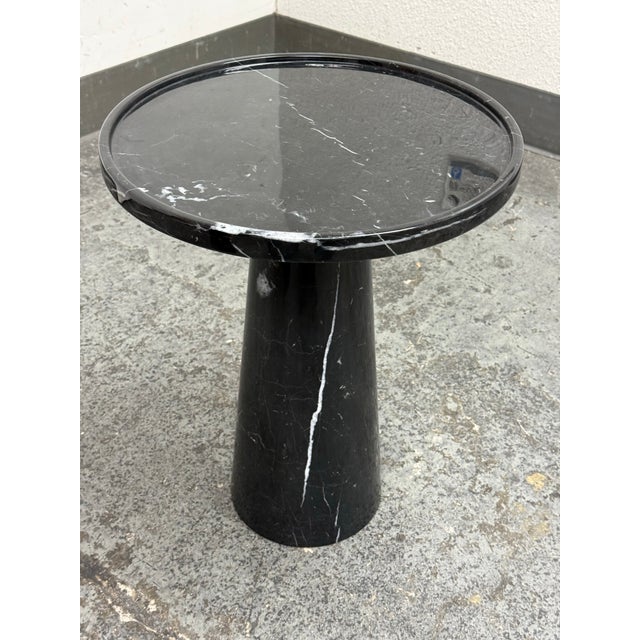 Design Plus Gallery presents a Custom Design Marquina Marble Pedestal Table from Michael Oren Designs. This round pedestal...
