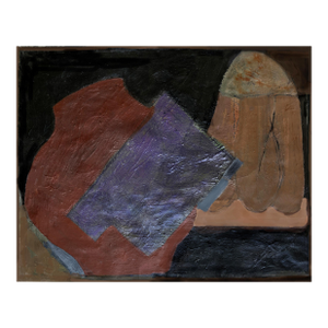 Magnificent Subdued Semi-Abstract Still Life Painting on Paper