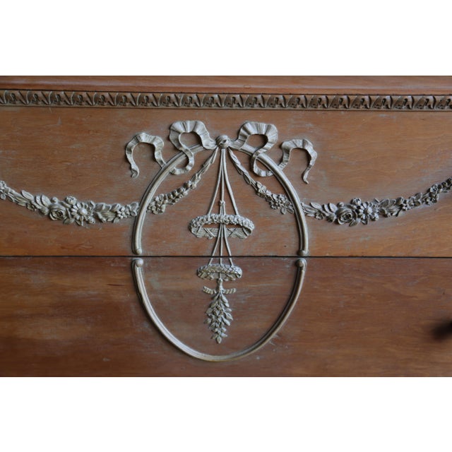 French Provincial Vintage French Style Highboy Dresser For Sale - Image 3 of 11