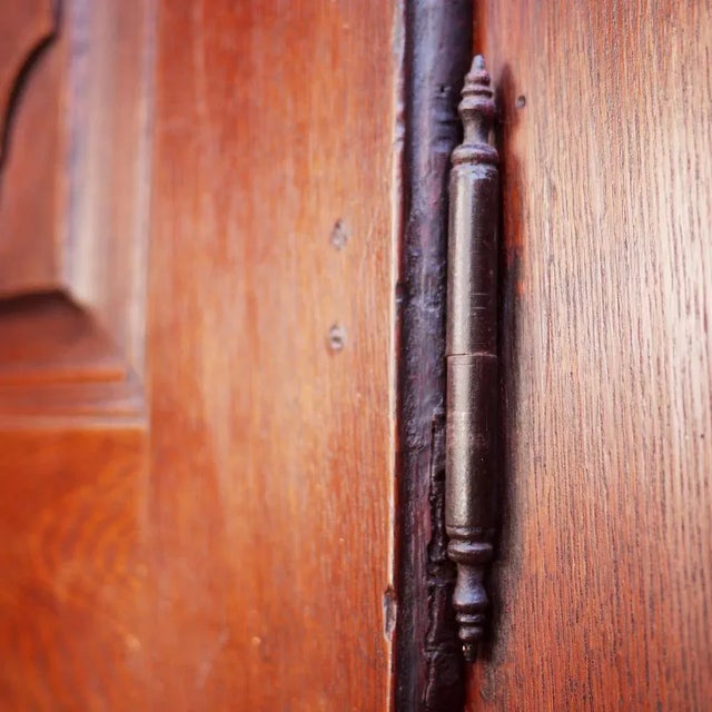 Two-Piece Oak Sideboard For Sale - Image 17 of 18