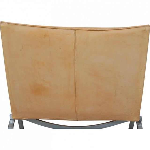 PK-22 Chair in Natural Leather by Poul Kjærholm, 1990s For Sale - Image 12 of 18